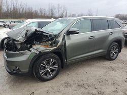 Salvage cars for sale from Copart Leroy, NY: 2016 Toyota Highlander XLE