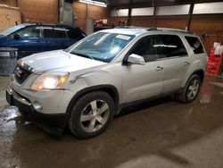 Salvage cars for sale from Copart Ebensburg, PA: 2012 GMC Acadia SLT-1