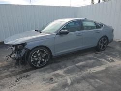 Honda Accord salvage cars for sale: 2023 Honda Accord Hybrid Sport