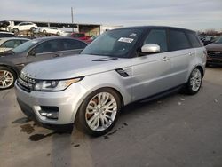 Salvage cars for sale at Grand Prairie, TX auction: 2014 Land Rover Range Rover Sport HSE