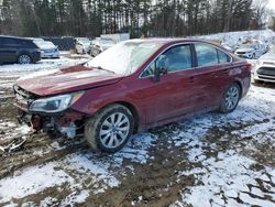 Subaru Legacy salvage cars for sale: 2017 Subaru Legacy 2.5I Premium