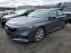 Salvage cars for sale at Exeter, RI auction: 2018 Honda Accord EXL