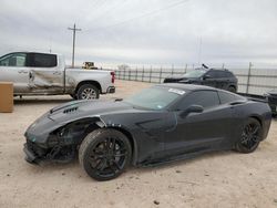 Salvage cars for sale from Copart Andrews, TX: 2016 Chevrolet Corvette Stingray 1LT