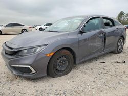 Honda salvage cars for sale: 2019 Honda Civic LX