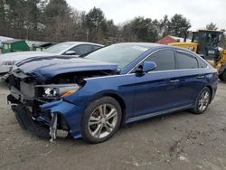 Salvage cars for sale from Copart Mendon, MA: 2019 Hyundai Sonata Limited