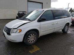 Salvage cars for sale from Copart Woodburn, OR: 2003 Chrysler Town & Country Limited