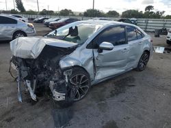 Salvage cars for sale at Miami, FL auction: 2021 Toyota Corolla SE