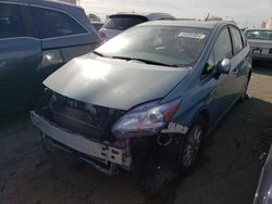 Salvage cars for sale at Martinez, CA auction: 2015 Toyota Prius PLUG-IN