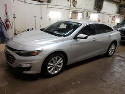 Chevrolet salvage cars for sale: 2019 Chevrolet Malibu LT