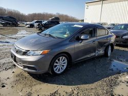 Salvage cars for sale from Copart Windsor, NJ: 2012 Honda Civic EXL