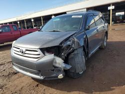 Salvage cars for sale from Copart Phoenix, AZ: 2011 Toyota Highlander Base