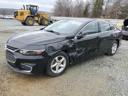 Salvage cars for sale from Copart Concord, NC: 2018 Chevrolet Malibu LS