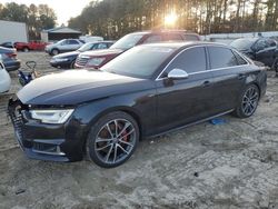 Salvage cars for sale from Copart Seaford, DE: 2018 Audi S4 Prestige