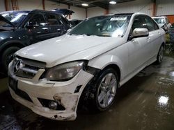 Mercedes-Benz salvage cars for sale: 2008 Mercedes-Benz C 350 4matic