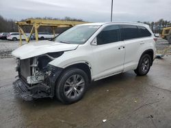 Toyota Highlander salvage cars for sale: 2015 Toyota Highlander XLE