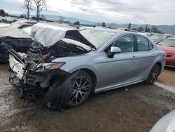 Salvage cars for sale from Copart San Martin, CA: 2022 Toyota Camry SE