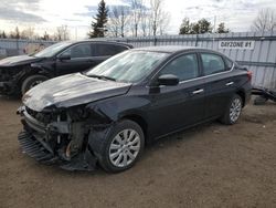 Vehiculos salvage en venta de Copart Bowmanville, ON: 2017 Nissan Sentra S