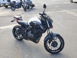 Salvage motorcycles for sale at Conway, AR auction: 2018 Yamaha MT07