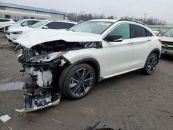 Salvage cars for sale at Pennsburg, PA auction: 2023 Infiniti QX55 Luxe