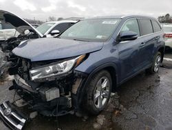 Salvage cars for sale at New Britain, CT auction: 2018 Toyota Highlander Limited