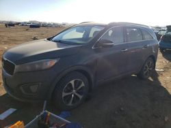 Salvage cars for sale at Brighton, CO auction: 2016 KIA Sorento EX