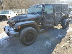 Jeep salvage cars for sale: 2011 Jeep Wrangler Unlimited Jeep 70TH Anniversary