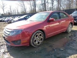 Salvage cars for sale from Copart Waldorf, MD: 2010 Ford Fusion SE