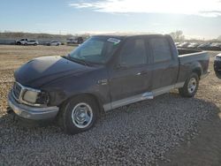 Salvage trucks for sale at Kansas City, KS auction: 2001 Ford F150 Supercrew