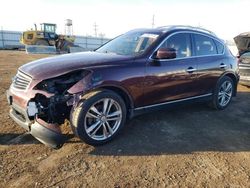 Salvage cars for sale from Copart Chicago Heights, IL: 2012 Infiniti EX35 Base