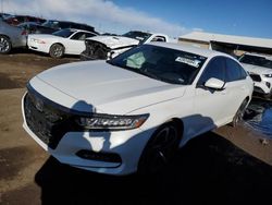 Salvage cars for sale from Copart Brighton, CO: 2019 Honda Accord Sport