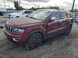 Salvage cars for sale at Miami, FL auction: 2019 Jeep Grand Cherokee Limited