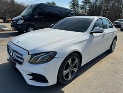 Salvage cars for sale at North Billerica, MA auction: 2018 Mercedes-Benz E 300 4matic