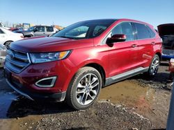 Salvage cars for sale from Copart Columbus, OH: 2015 Ford Edge Titanium