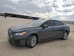 Salvage cars for sale at Andrews, TX auction: 2020 Ford Fusion SE