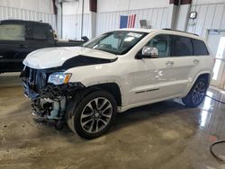 Salvage cars for sale at Franklin, WI auction: 2017 Jeep Grand Cherokee Overland