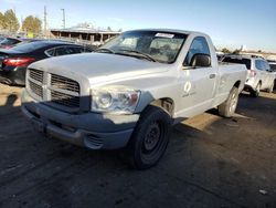 Salvage cars for sale from Copart Denver, CO: 2007 Dodge RAM 1500 ST