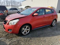 Salvage cars for sale from Copart Spartanburg, SC: 2009 Pontiac Vibe