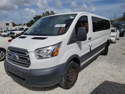 Salvage cars for sale from Copart Opa Locka, FL: 2018 Ford Transit T-350