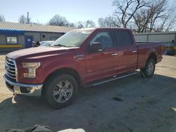 Salvage cars for sale at Wichita, KS auction: 2015 Ford F150 Supercrew