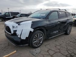 Salvage cars for sale from Copart Indianapolis, IN: 2020 Toyota Highlander Platinum