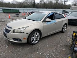 Vehiculos salvage en venta de Copart Augusta, GA: 2011 Chevrolet Cruze LTZ