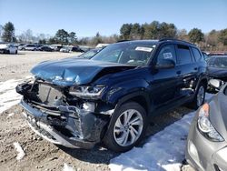 Salvage cars for sale from Copart Mendon, MA: 2021 Volkswagen Atlas SE