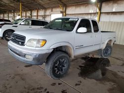 Salvage cars for sale at Phoenix, AZ auction: 2000 Toyota Tundra Access Cab Limited
