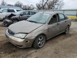 Salvage cars for sale at Wichita, KS auction: 2005 Ford Focus ZX4