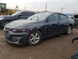 Salvage cars for sale from Copart Chicago Heights, IL: 2018 Chevrolet Malibu LS