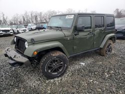 Salvage cars for sale at Baltimore, MD auction: 2016 Jeep Wrangler Unlimited Sahara