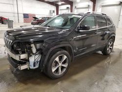 Salvage cars for sale from Copart Avon, MN: 2019 Jeep Cherokee Limited