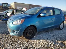 Salvage cars for sale from Copart Kansas City, KS: 2015 Mitsubishi Mirage DE