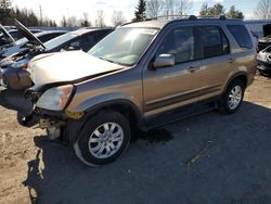 Salvage cars for sale from Copart Ontario Auction, ON: 2004 Honda CR-V EX