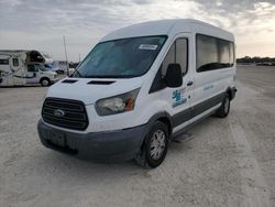 Salvage cars for sale at Arcadia, FL auction: 2015 Ford Transit T-350